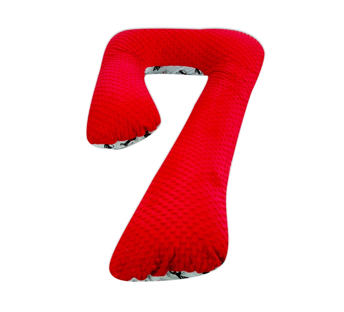 Coussin de maternité, Grossesse/Allaitement, Minky et Coton, forme en 7 - Imagen 28 de 28