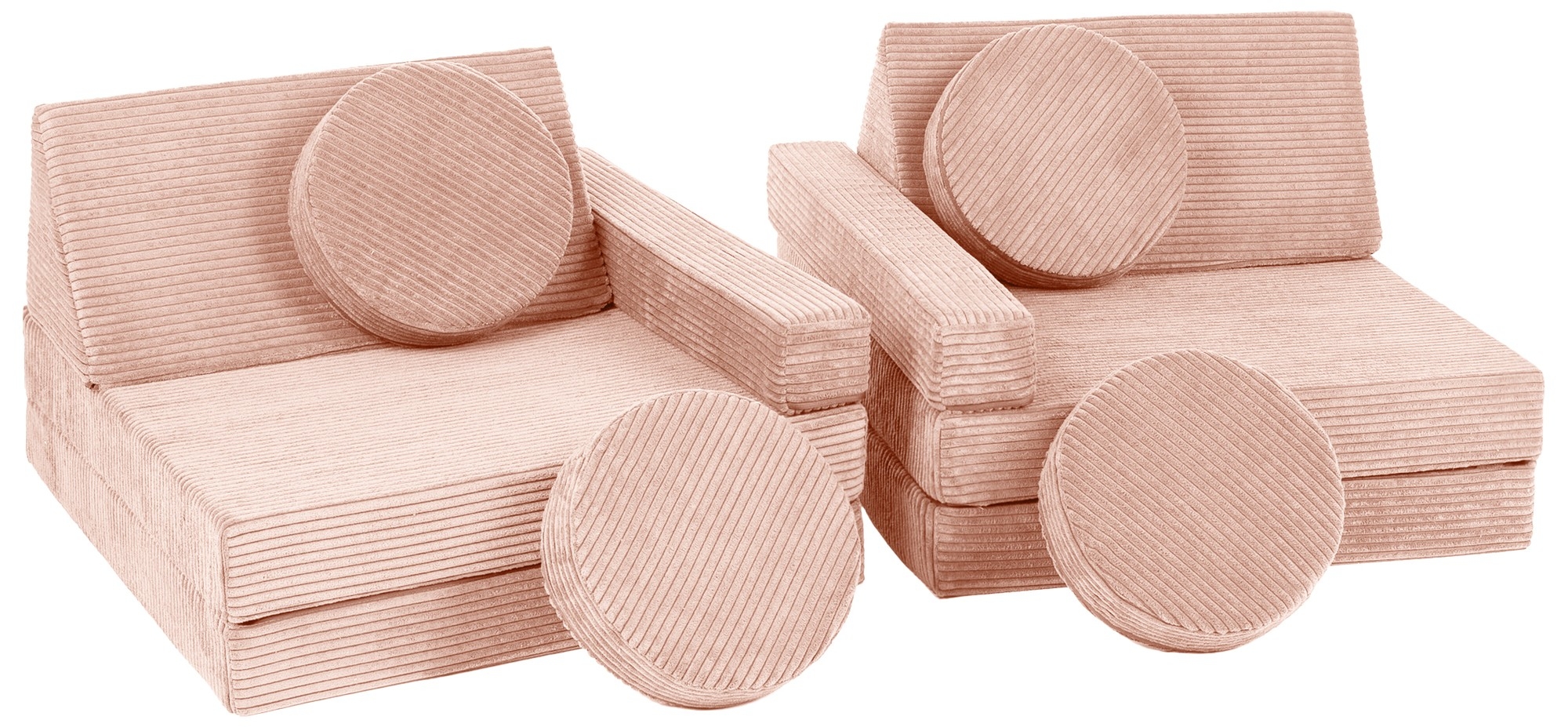Spielsofa Modulsofa Spielmöbel modulares Kindersofa Familienmöbel Bausteine-Set - Bild 35 von 48