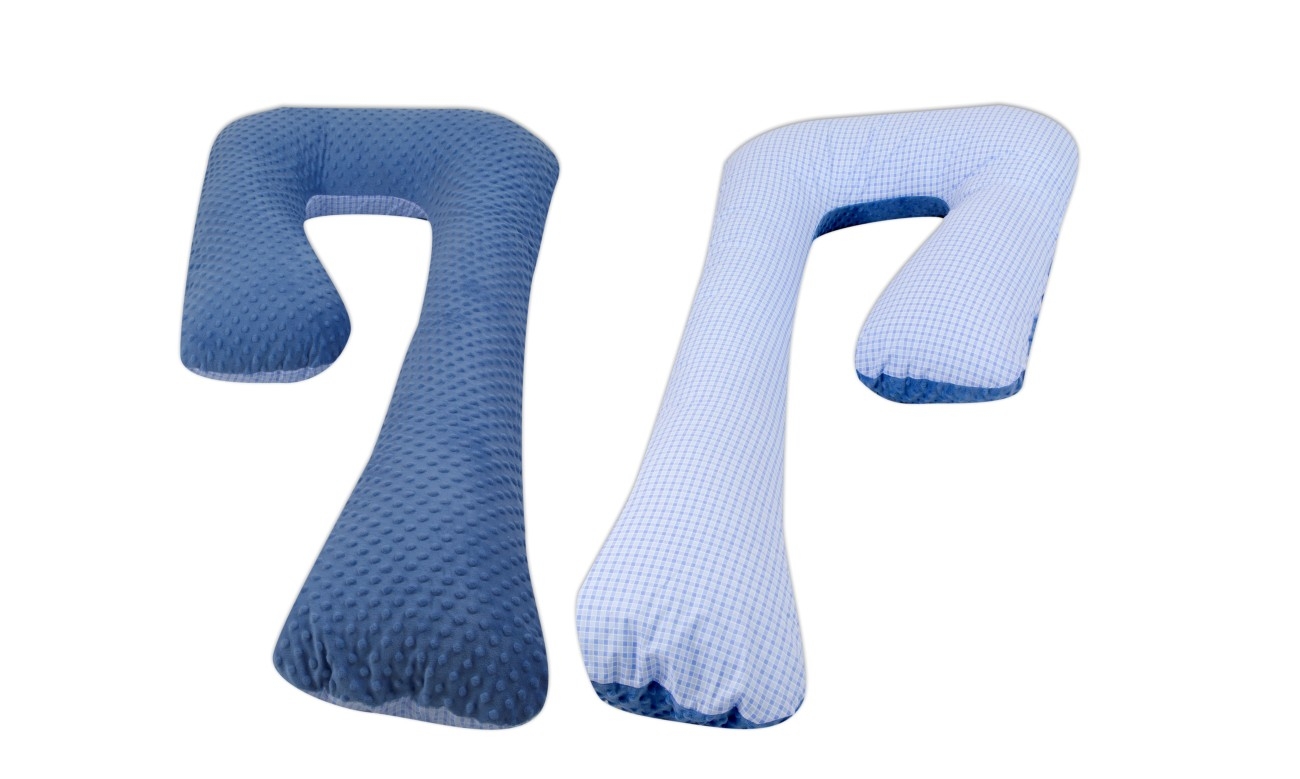 Coussin de maternité, Grossesse/Allaitement, Minky et Coton, forme en 7 - Imagen 5 de 28