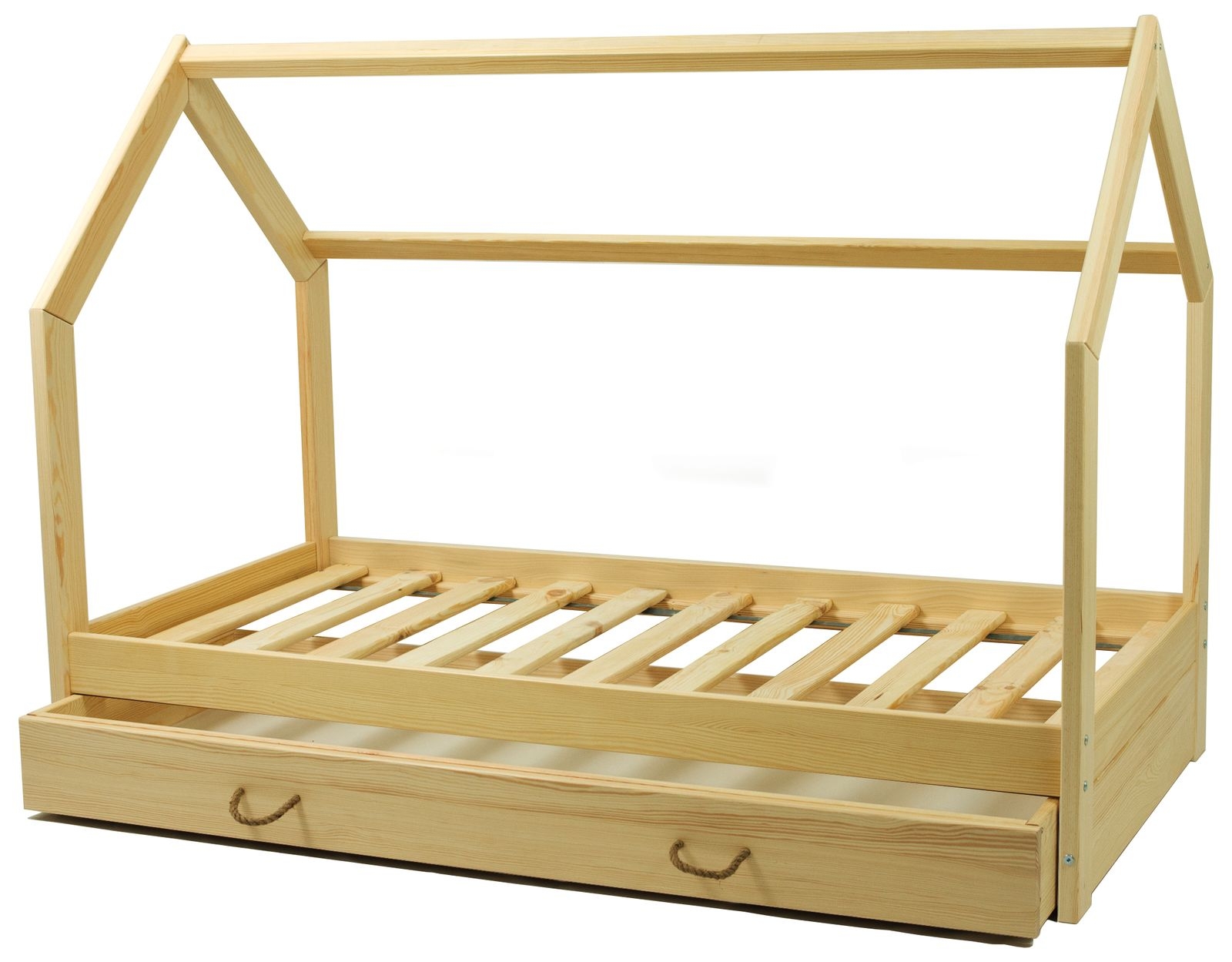 Solid Wooden Scandinavian Style Bed, house bed, modern bed, boys, girls 160 x80 - Picture 9 of 10