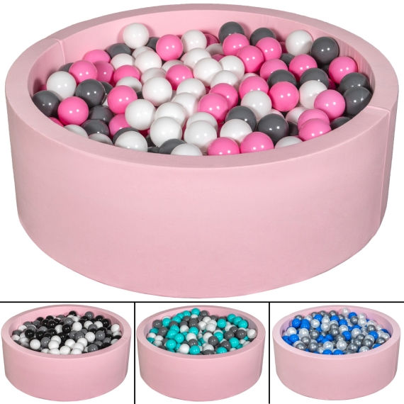 Pink ball pit + 450 balls